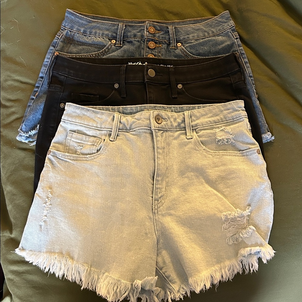Various Colored Jean Short Bundle - image 1